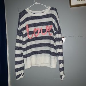 oversized knit sweater